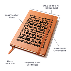 You Are a Fighter – Leather Journal